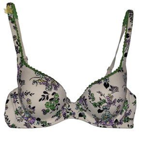 Victoria's Secret Bra | Floral Pattern | 32B | Vintage 2000s